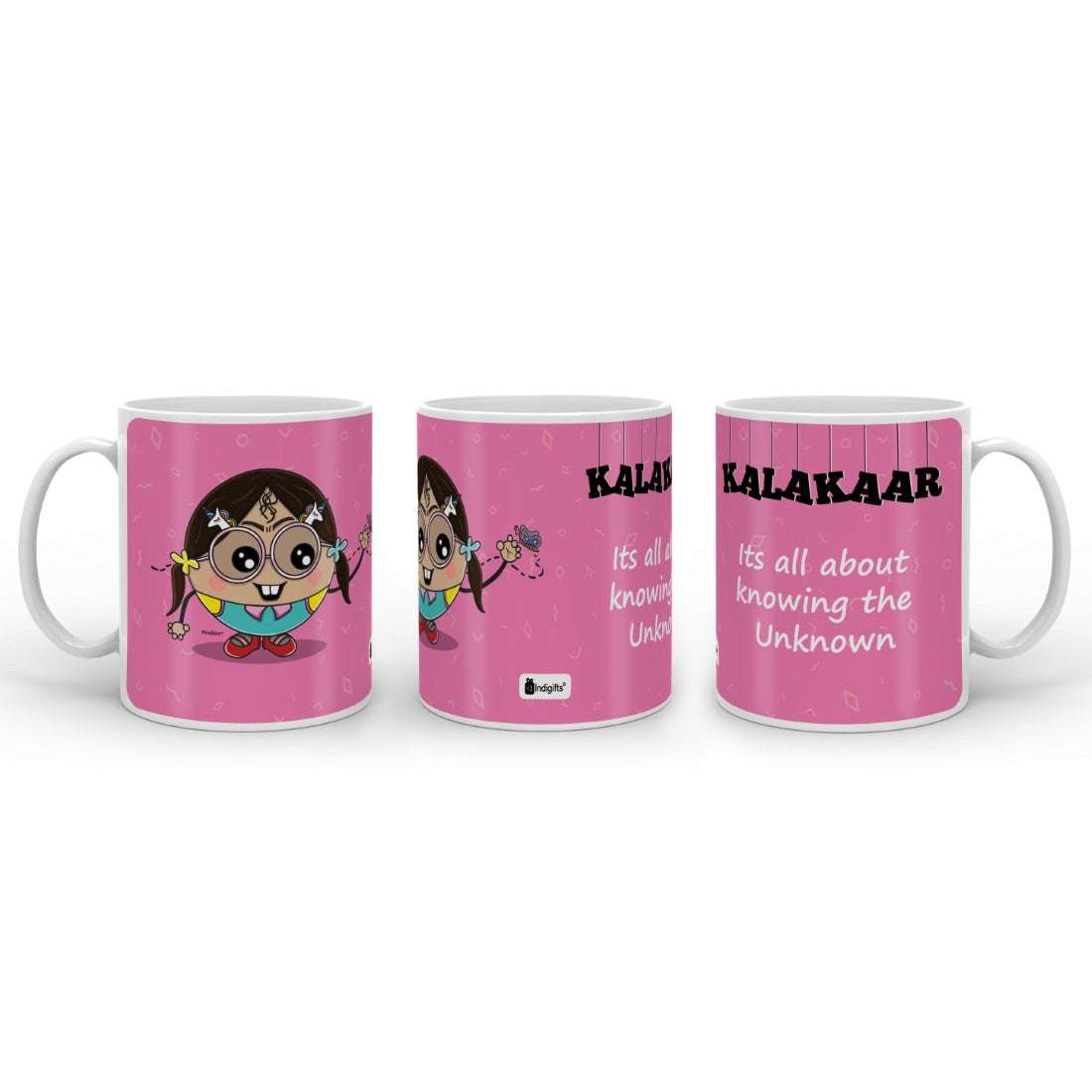 Kalakaar Mug with Mini Frame (Pink)