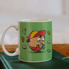 Bhukkad Mug with Mini Frame (Green)