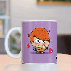 Romeo Mug with Mini Frame (Purple)