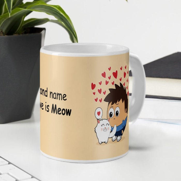 Unconditional Pet Love Beige Coffee Mug Gift For Him