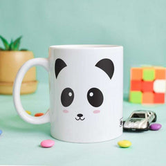 Indigifts Half-N-Half Panda Printed Kids Coffee Mug