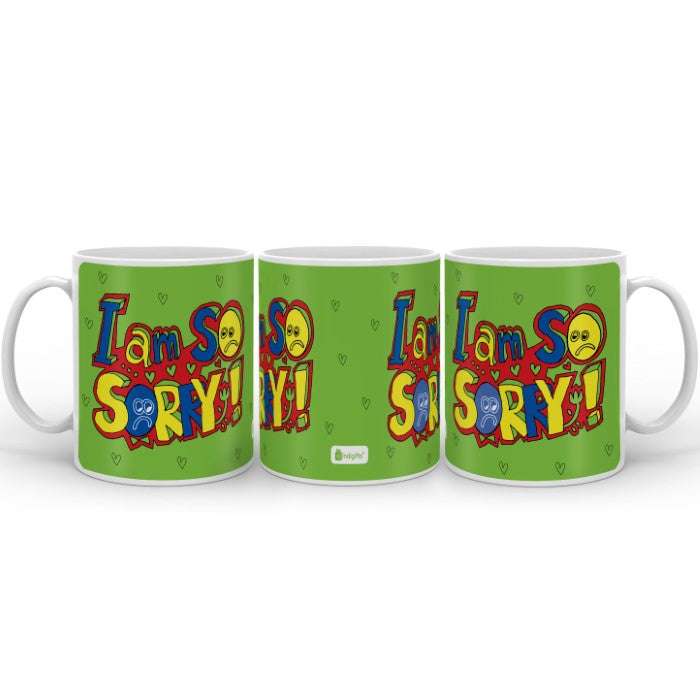 Doodle Lettering Green Coffee Mug