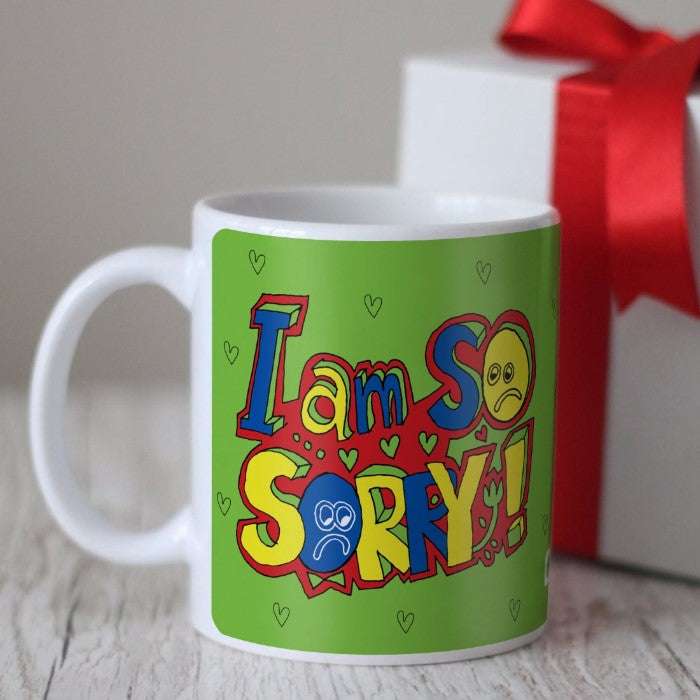 Doodle Lettering Green Coffee Mug