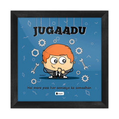 Jugaadu - Har samasya ka samadhan Blue Poster Frame