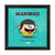 Indigifts Manmoji - All about swag Blue Poster Frame