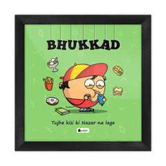 Bhukkad - Nazar na lage Green Poster Frame