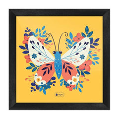 Indigifts Half-N-Half Collection Butterfly Printed Poster Frame