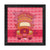 Indigifts Decorated Truck in Indian Art Style with Ornamental Festive Background Pink Poster Frame