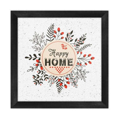 Happy Home Wall Poster Frame