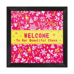 Welcome Home Wall Poster Frame