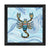 Indigifts Scorpio Zodiac Blue Poster Frame