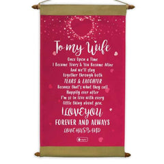 Love Scroll Card With Cadbury Silk Valetine's Day Gift