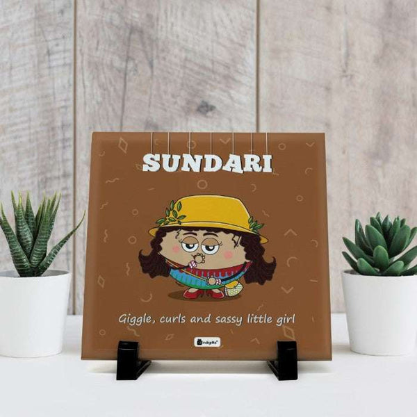 Sundari Printed Table D&eacute;cor Ceramic Tile 6x6 Inches