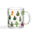 Mug For Gift Printed Transperant Glass tea mug 325 ml