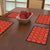 Colorful Mandala Print (Red) Table Mat