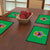 Traditional Flower Pattern Rangoli (Green) Table Mat