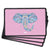 Elephant Zendoodles Print (Pink) Table Mat