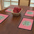 Ornamental Lion Illustration (Pink) Table Mat